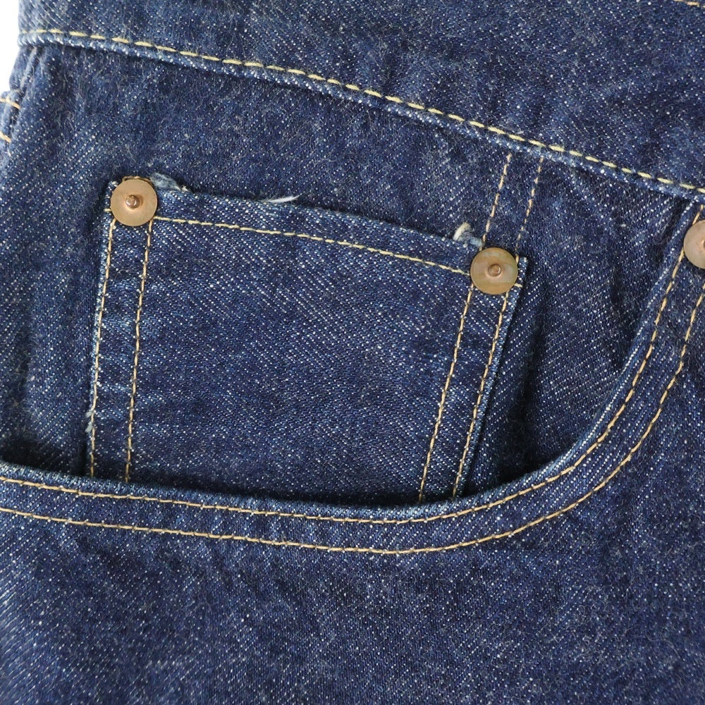 BIG JOHN(ビッグジョン) 90s 赤耳 ワイドデニムパンツ ジーンズ インディゴ OR120B