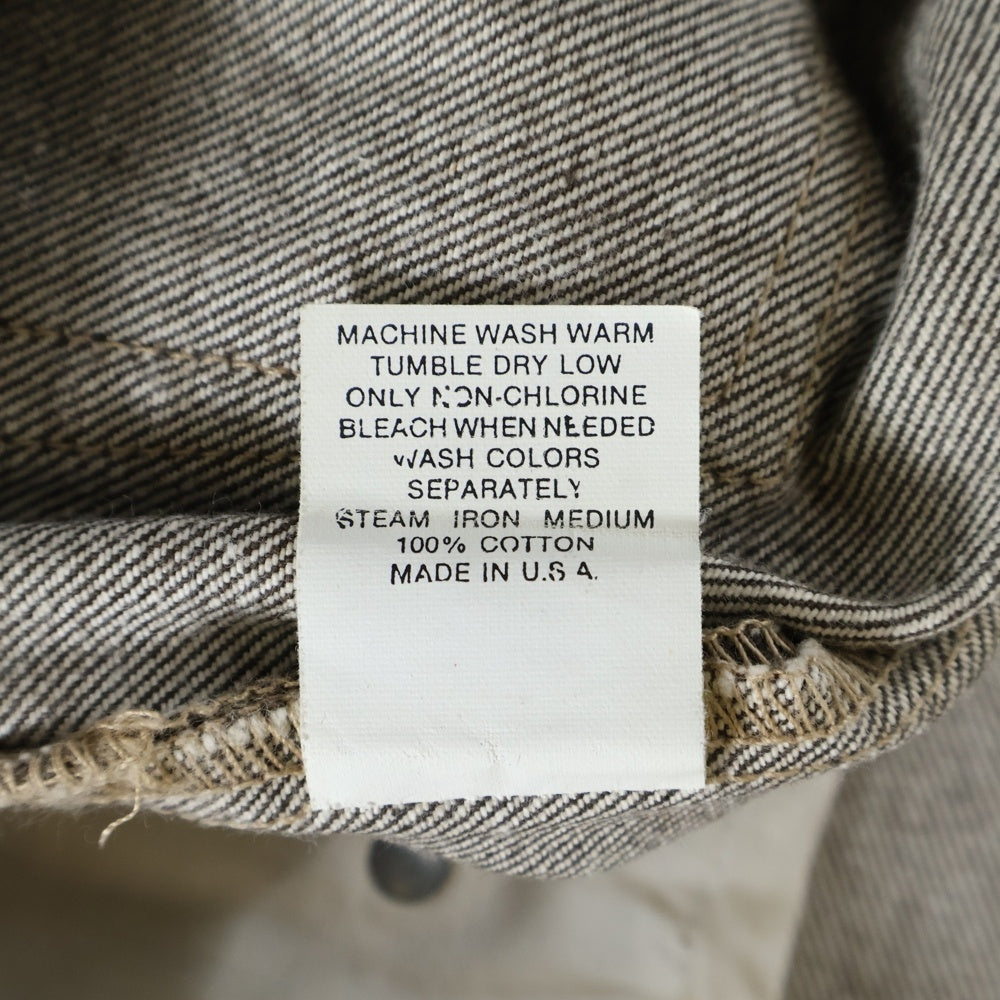 RRL(ダブルアールエル) USA製 ボタンフライ ストレート デニムパンツ ジーンズ ブラウン R001