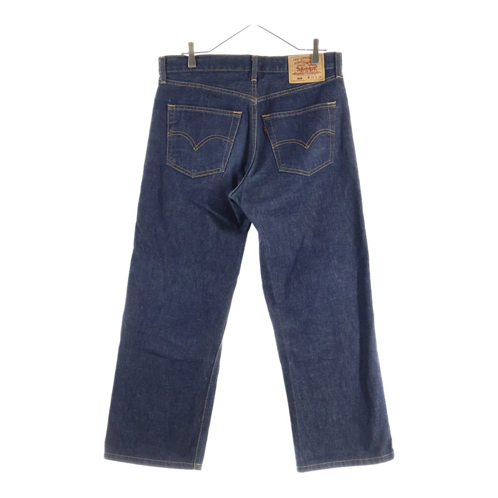 Levi's(リーバイス) 508 ワイドストレート5ポケットデニムパンツ インディゴ 508-0201