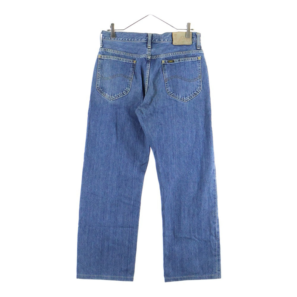 LEE(リー) 200 フルカット ウオッシュ加工 ストレートデニムパンツ ライトブルー