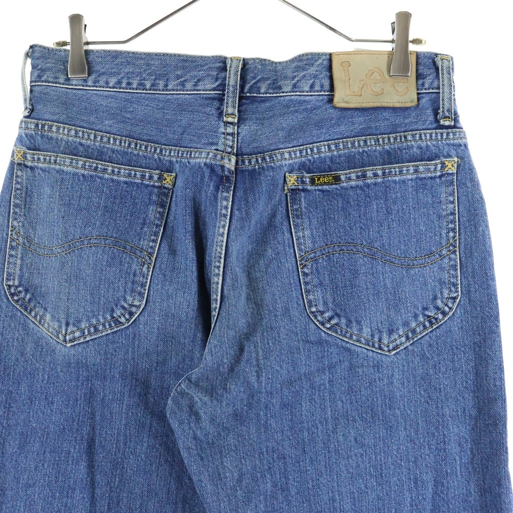 LEE(リー) 200 フルカット ウオッシュ加工 ストレートデニムパンツ ライトブルー