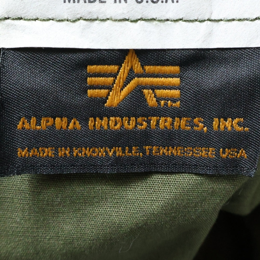 ALPHA INDUSTRIES(アルファ インダストリーズ) M-65 ジップアップ ミリタリージャケット カーキ 8415-01-099-7842