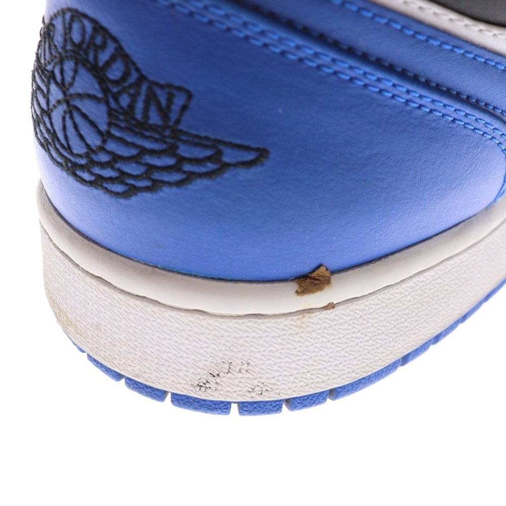 NIKE(ナイキ) AIR JORDAN 1 LOW ROYAL TOE 553558-140 エアジョーダン1 ロイヤルトゥー ローカットスニーカー ブラック/ホワイト/ブルー US11/29.0cm