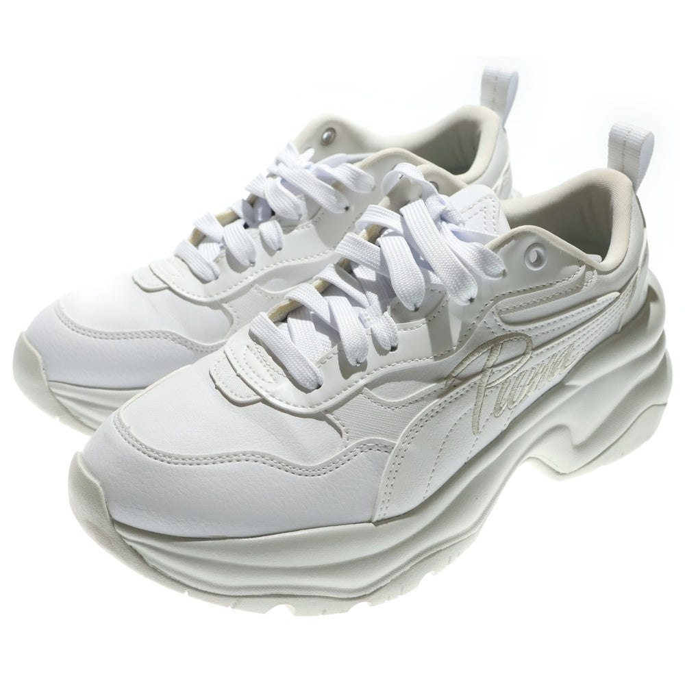 PUMA(プーマ) WMNS Cilia Wedge GL 404076-01 ウィメンズ シリア ウェッジ ローカットスニーカー UK6.5/25.5cm ホワイト レディース