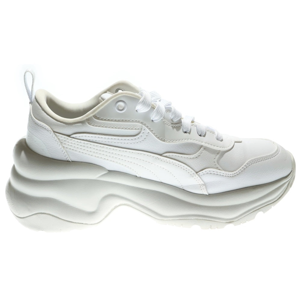 PUMA(プーマ) WMNS Cilia Wedge GL 404076-01 ウィメンズ シリア ウェッジ ローカットスニーカー UK6.5/25.5cm ホワイト レディース