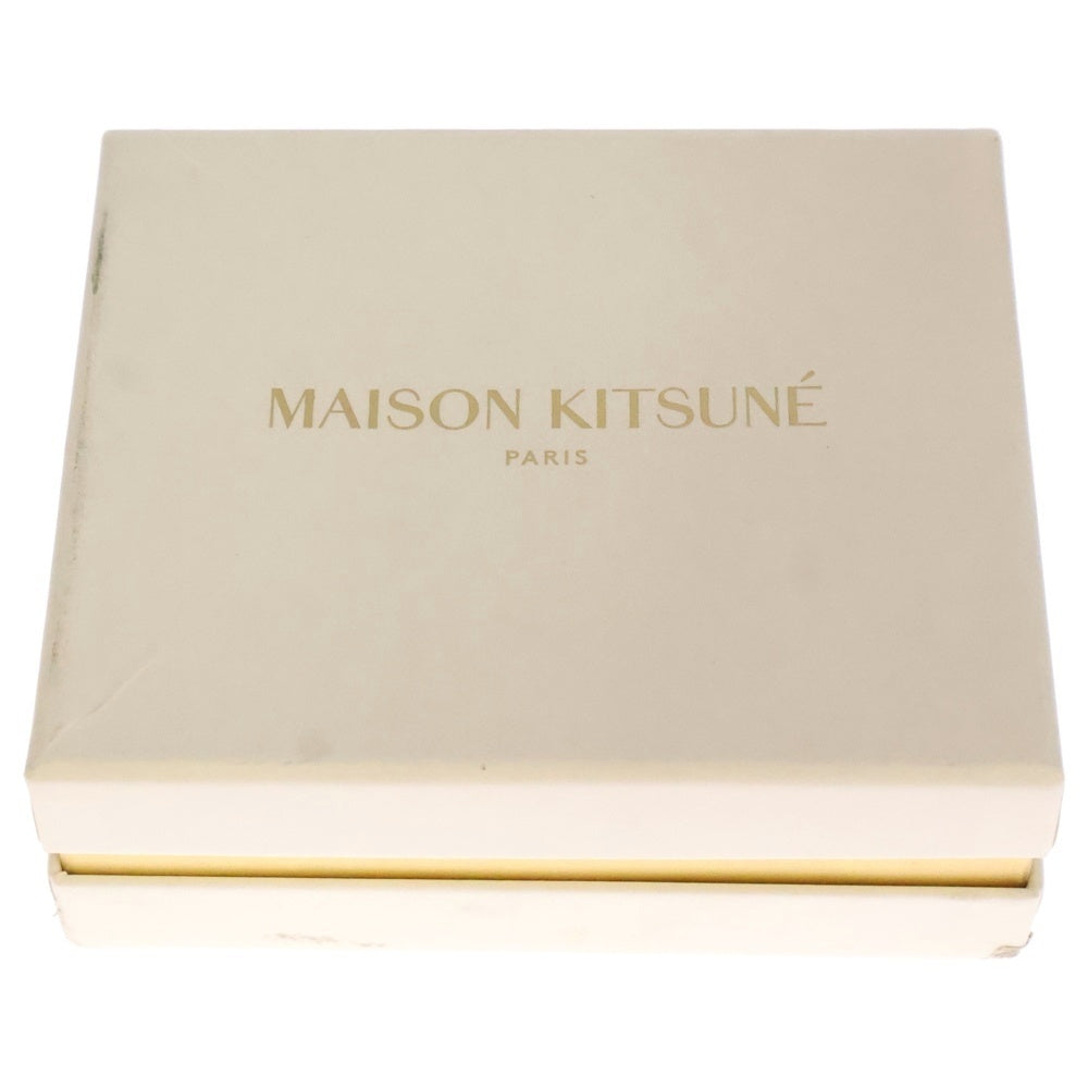 MAISON KITSUNE(メゾンキツネ) コインケース キーホルダー バッグチャーム JU05329LC0029 ブラウン/ホワイト