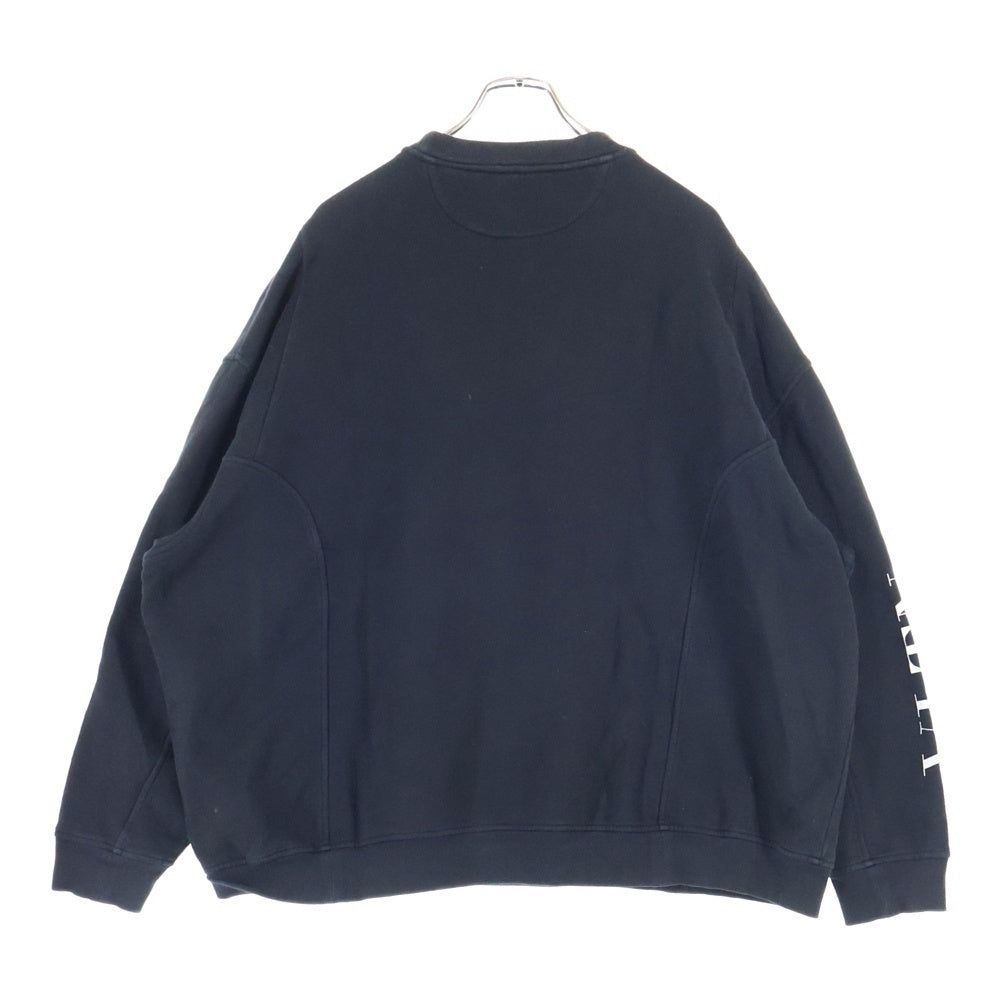 VALENTINO(ヴァレンティノ) フロント3Dロゴクルーネックスウェット トレーナー UV0MF16J6YF ブラック