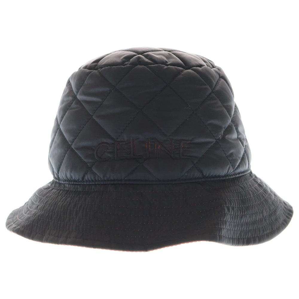 CELINE(セリーヌ) キルティングバケットハット 帽子 2AUB0495M.38NO ブラック