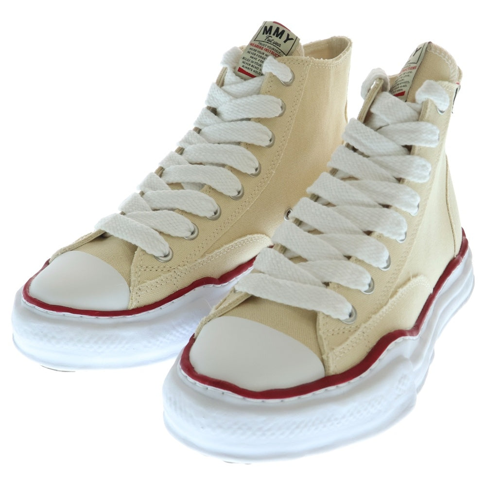 MAISON MIHARAYASUHIRO(メゾンミハラヤスヒロ) PETERSON HIGH ピーターソン ハイカットスニーカー 23-093-063-0108-4-0 ベージュ