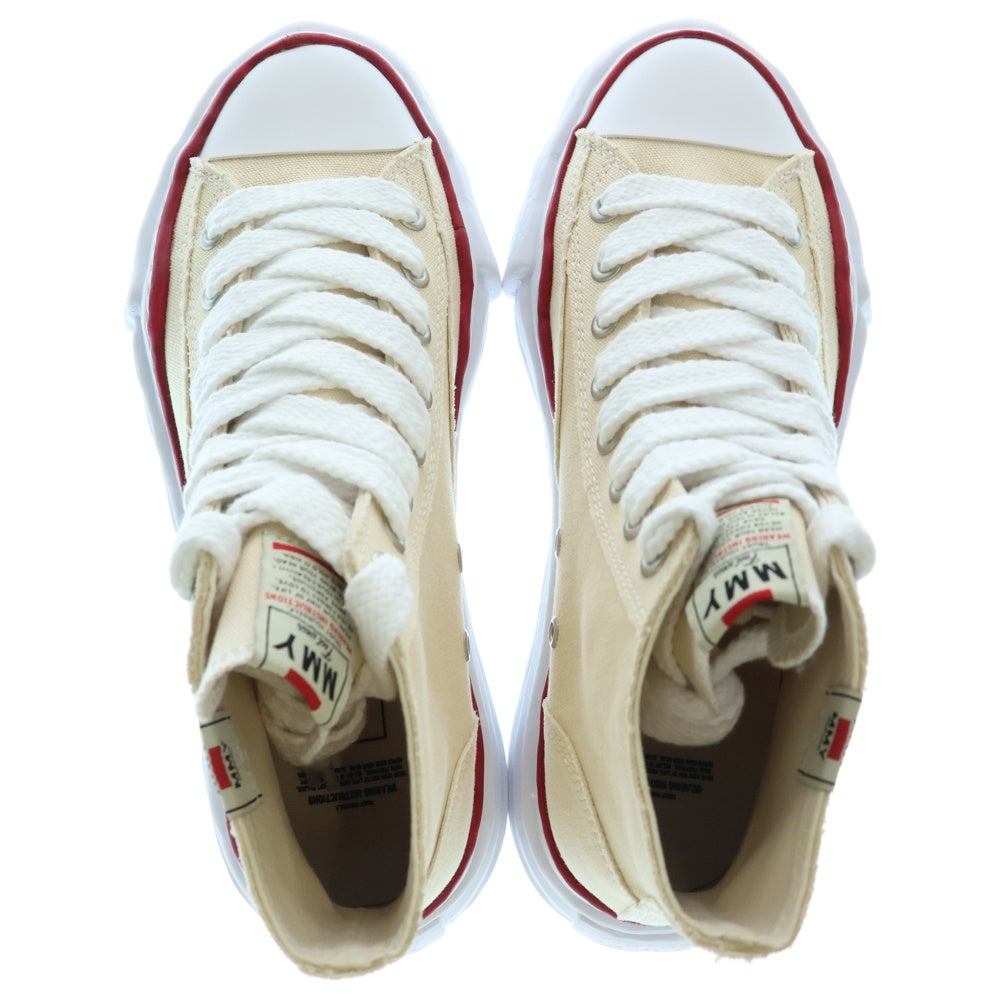 MAISON MIHARAYASUHIRO(メゾンミハラヤスヒロ) PETERSON HIGH ピーターソン ハイカットスニーカー 23-093-063-0108-4-0 ベージュ