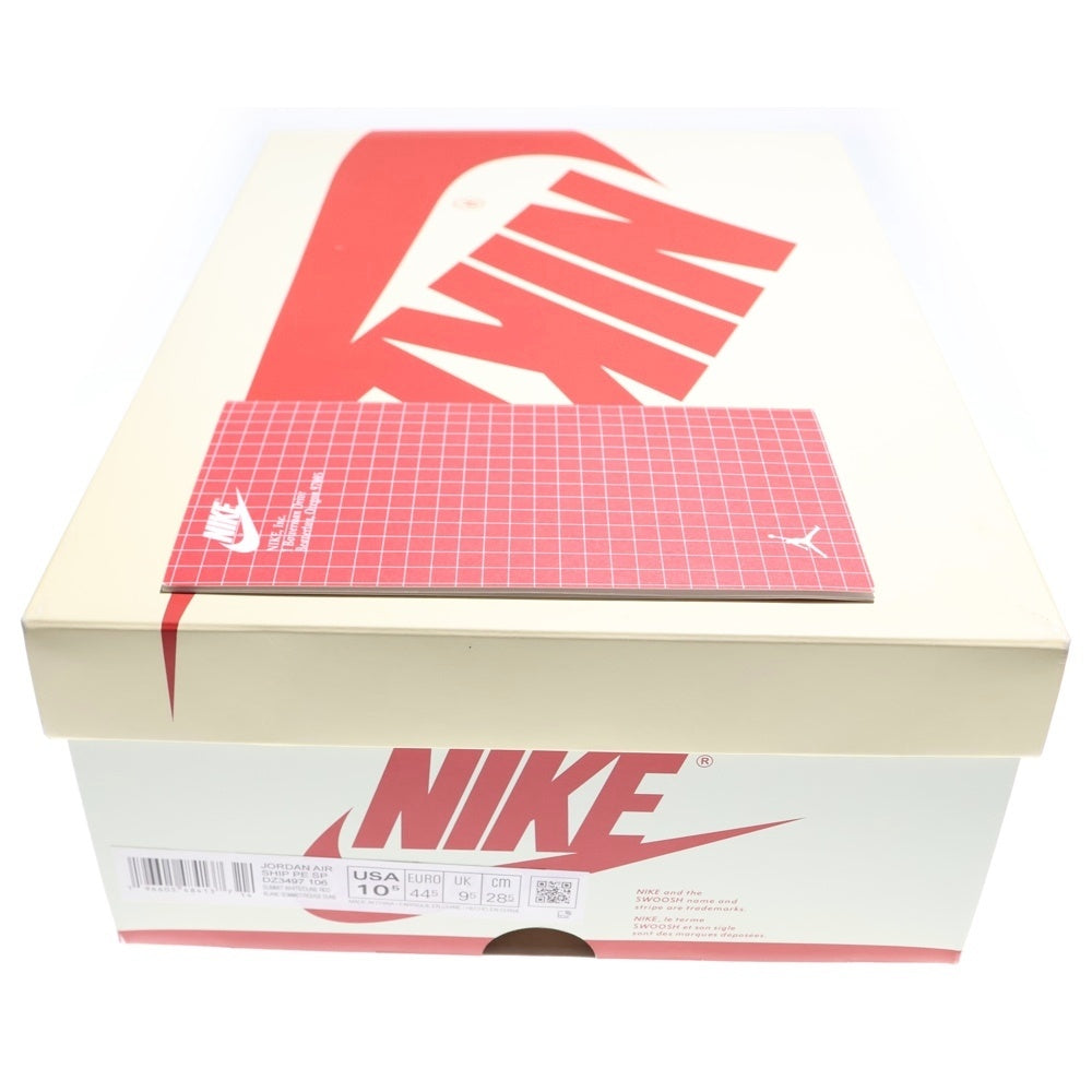 NIKE(ナイキ) AIR SHIP SP Every Game DZ3497-106 エアシップ ハイカットスニーカー US10.5/28.5cm ベージュ/レッド