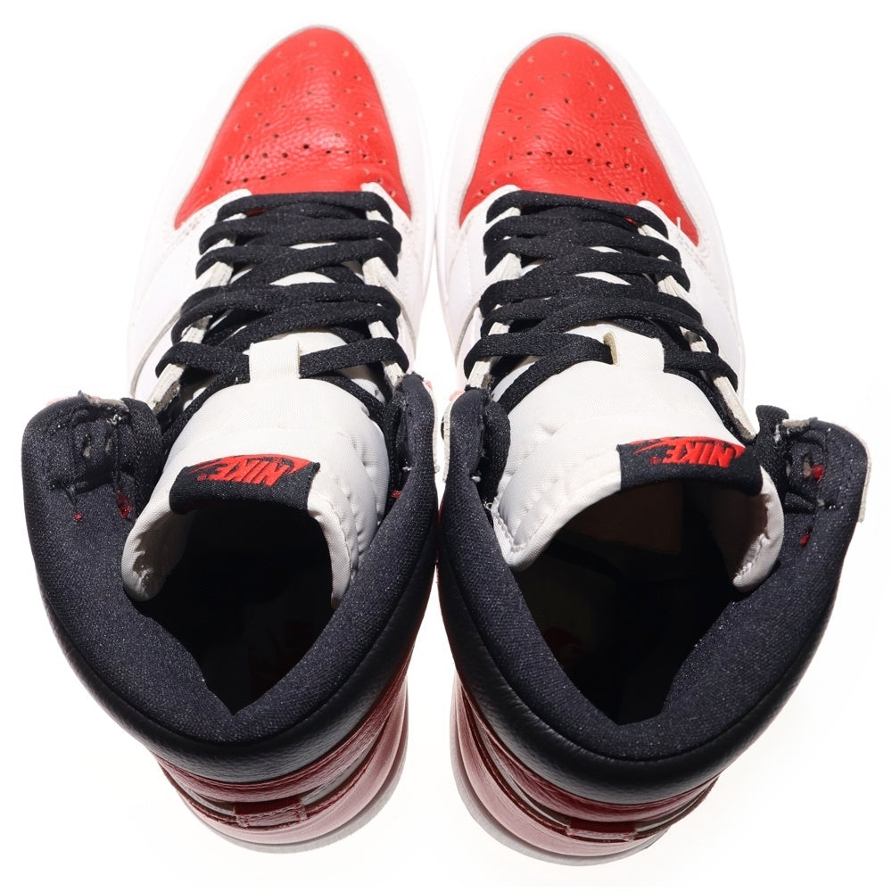 NIKE(ナイキ) AIR JORDAN 1 HIGH OG HERITAGE 555088-161 エアジョーダン 1 ヘリテージ ハイカットスニーカー US10.5/28.5cm ホワイト/レッド