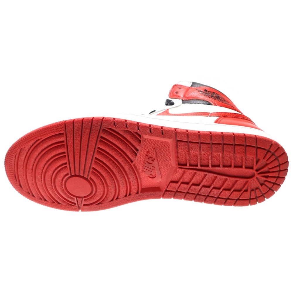 NIKE(ナイキ) AIR JORDAN 1 HIGH OG HERITAGE 555088-161 エアジョーダン 1 ヘリテージ ハイカットスニーカー US10.5/28.5cm ホワイト/レッド