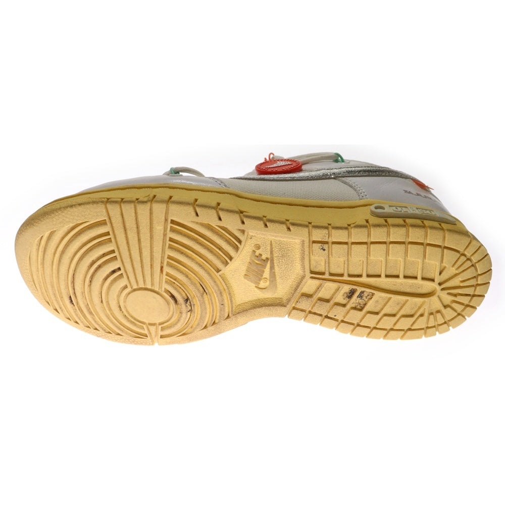 NIKE(ナイキ) ×OFF-WHITE DUNK LOW 1 OF 50 DM1602-127 オフホワイト ダンクロー 1オブ50 ローカットスニーカー ホワイト US9/27.0cm