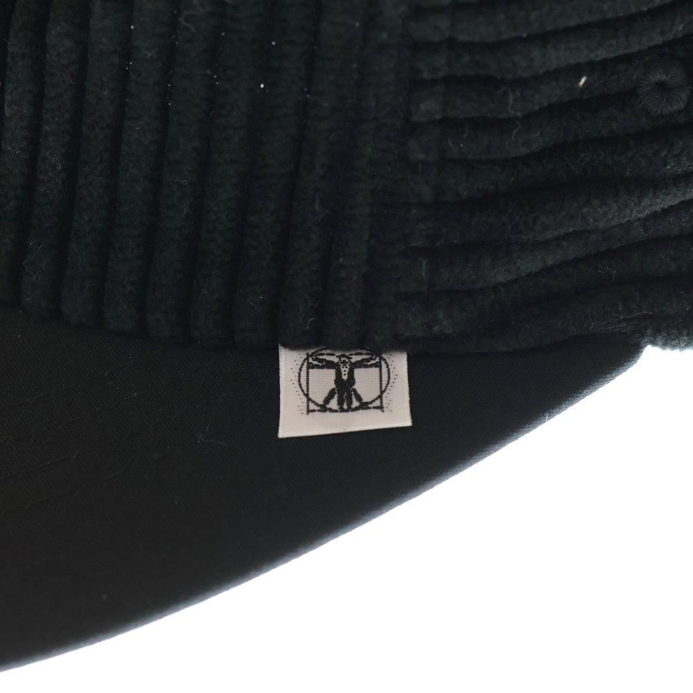 Hombre Nino(オンブレ ニーニョ) CORDUROY 6 PANEL CAP HN0241-AC0002 キャップ ブラック