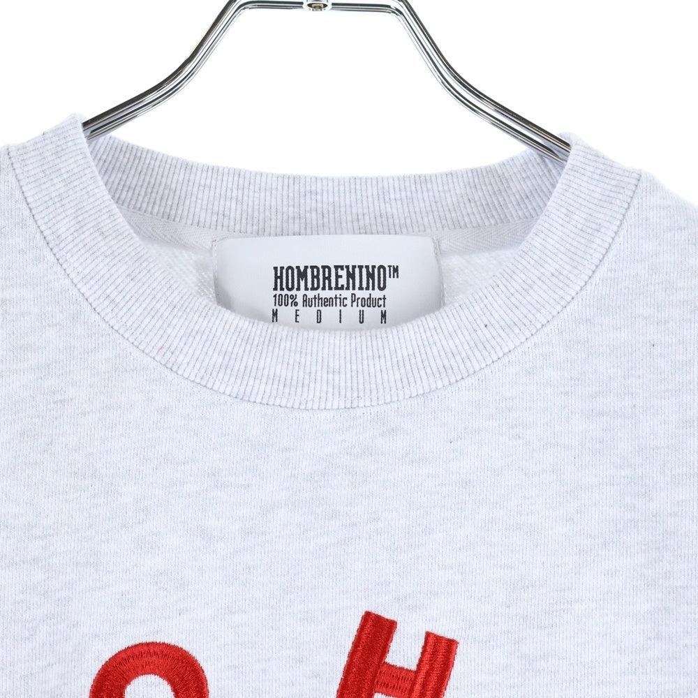 Hombre Nino(オンブレ ニーニョ) CREW NECK HN0242-CT0008 クルーネック トレーナー グレー