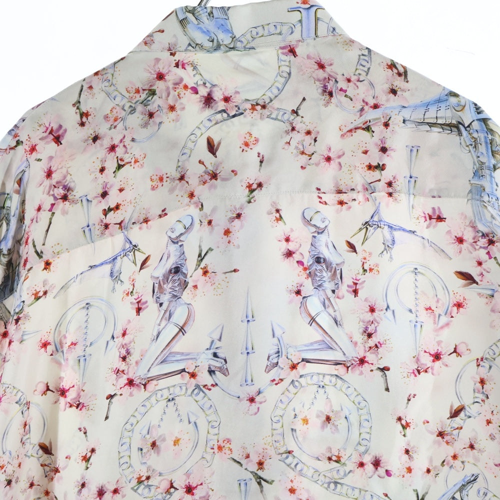 DIOR(ディオール) 19AW ×Hajime Sorayama Sexy Robot Silk Shirt 933C526A4632 ×空山基 セクシーロボット 総柄シルク長袖シャツ マルチ
