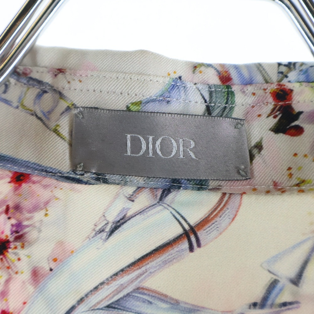 DIOR(ディオール) 19AW ×Hajime Sorayama Sexy Robot Silk Shirt 933C526A4632 ×空山基 セクシーロボット 総柄シルク長袖シャツ マルチ