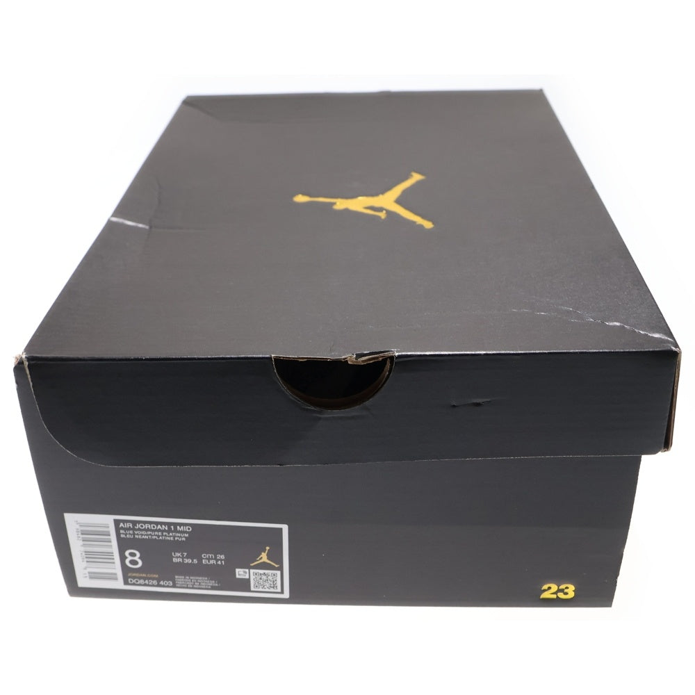 NIKE(ナイキ) AIR JODAN 1 MID BLUE VOID DQ8426-403 エアジョーダン1 ミッド ハイカットスニーカー ネイビー US8/26.0cm