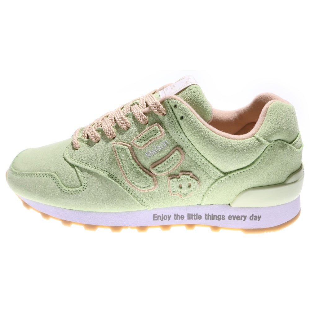 Sangacio(サンガッチョ) ×Wako'sRoom ワコズルーム にゅ~ず ローカットスニーカー US5.5/23.5cm グリーン レディース