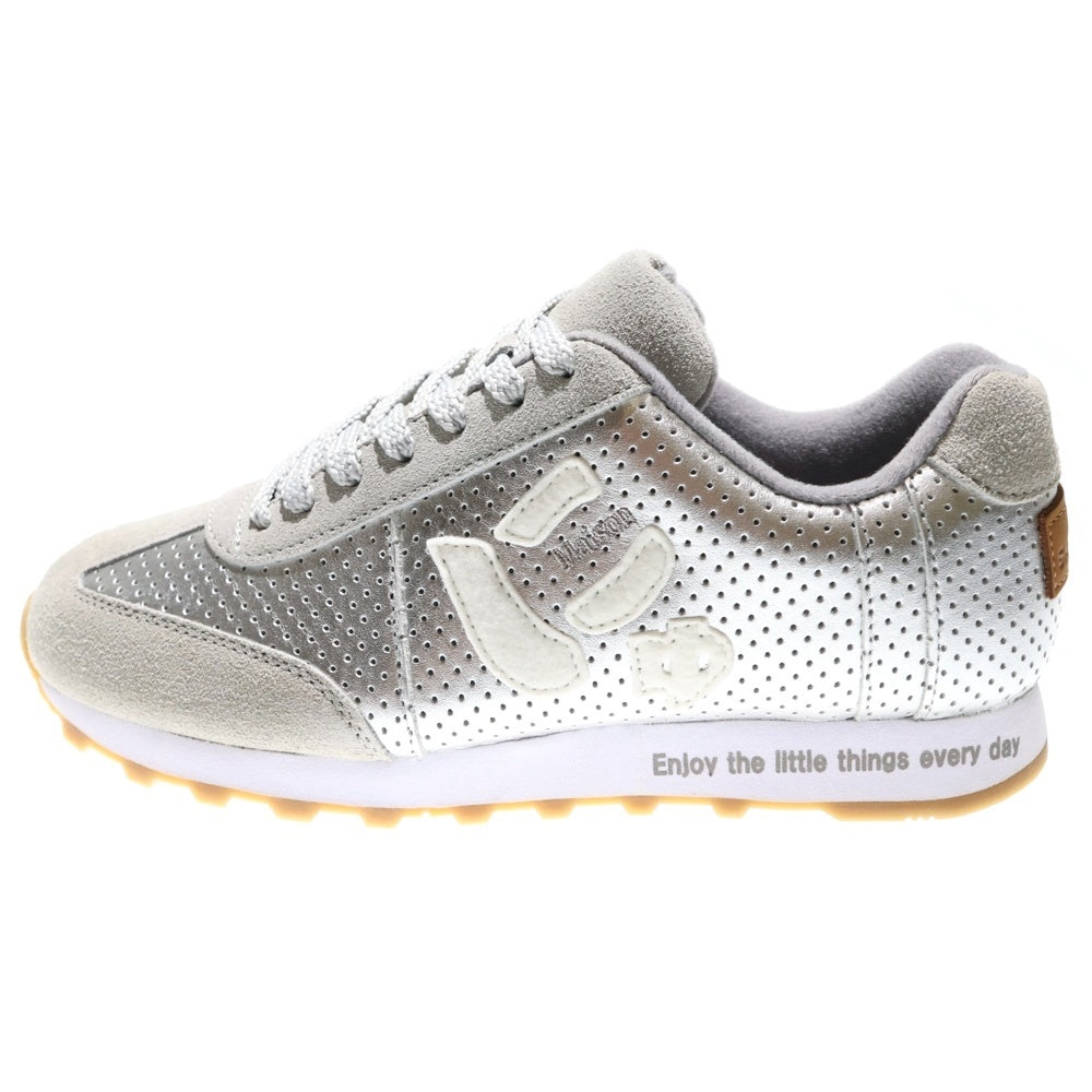 Sangacio(サンガッチョ) ×Wako'sRoom ワコズルーム にゅ~ず ローカットスニーカー US6/24.0cm シルバー レディース