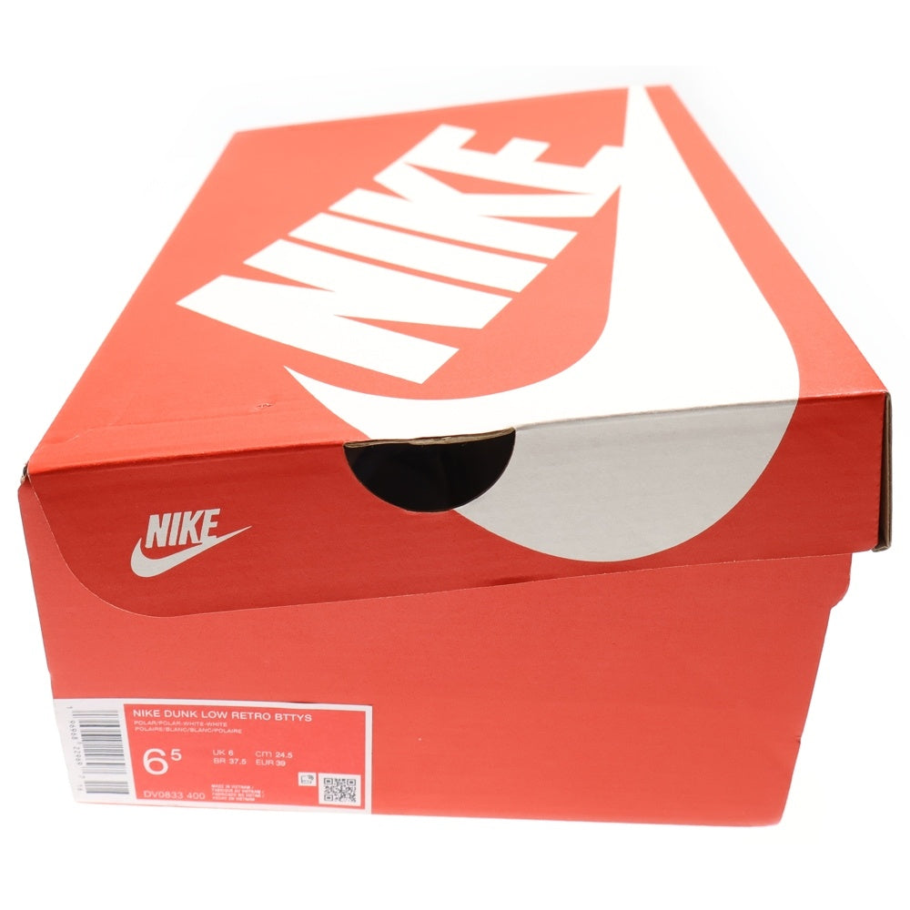 NIKE(ナイキ) DUNK LOW RETRO BTTYS POLAR BLUE DV0833-400 ダンク レトロ ポーラーブルー ローカットスニーカー US6.5/24.5cm ブルー/ホワイト レディース