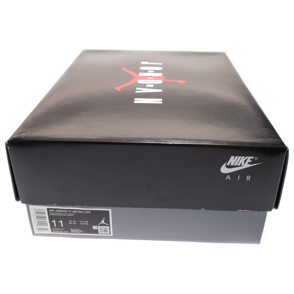 NIKE(ナイキ) Air Jordan 11 Retro Low Black and Varsity Royal/Space Jam エアジョーダン11 レトロ ロー ブラック アンド バーシティロイヤル/スペースジャム FV5104-004
