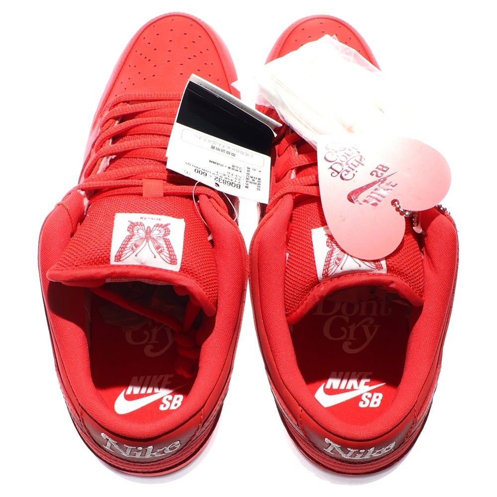 NIKE SB(ナイキエスビー) ×Girls Don't Cry SB DUNK LOW PRO QS BQ6832-600 ガールズ ドント クライ ダンク ローカットスニーカー US9/27.0cm レッド