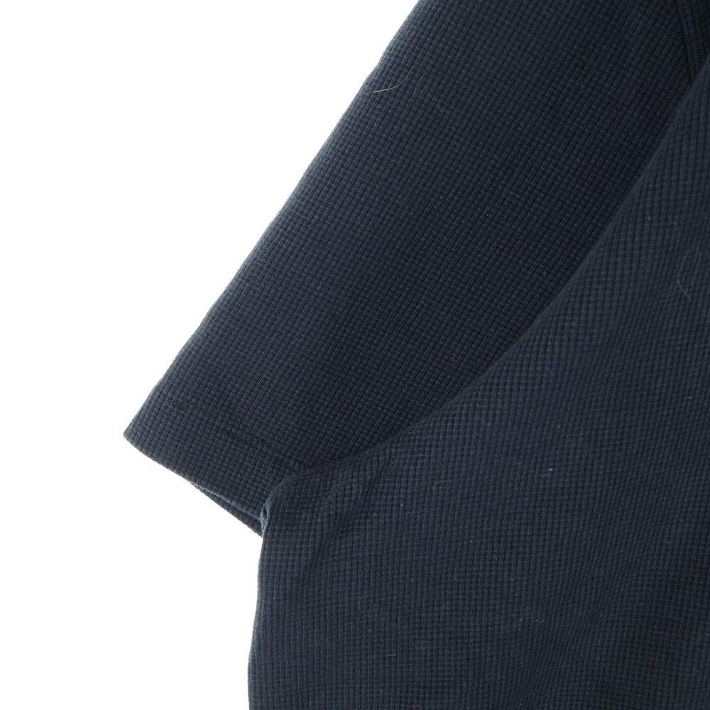 KITH(キス) 25SS フロントロゴ刺繍 コットン ポロシャツ ブラック