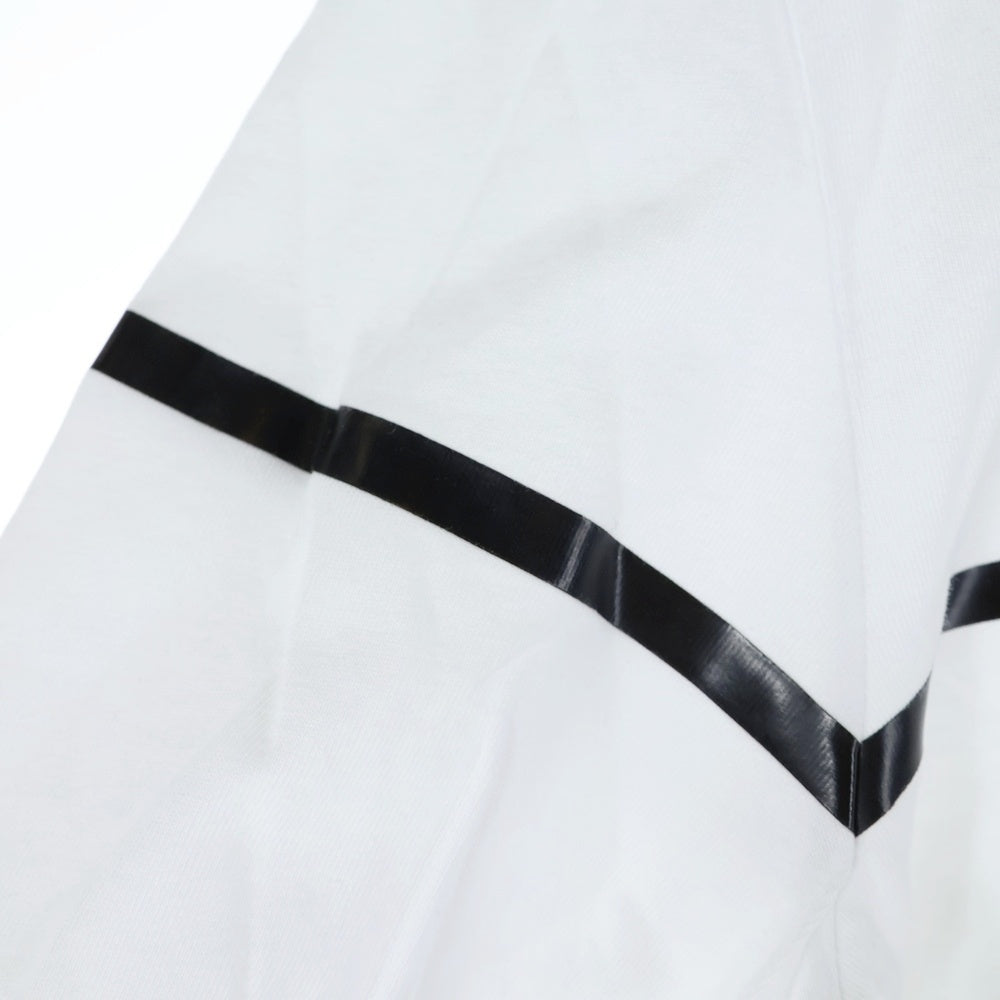 MONCLER(モンクレール) 21SS ロゴプリント コットン ロングスリーブ クルーネックTシャツ ホワイト