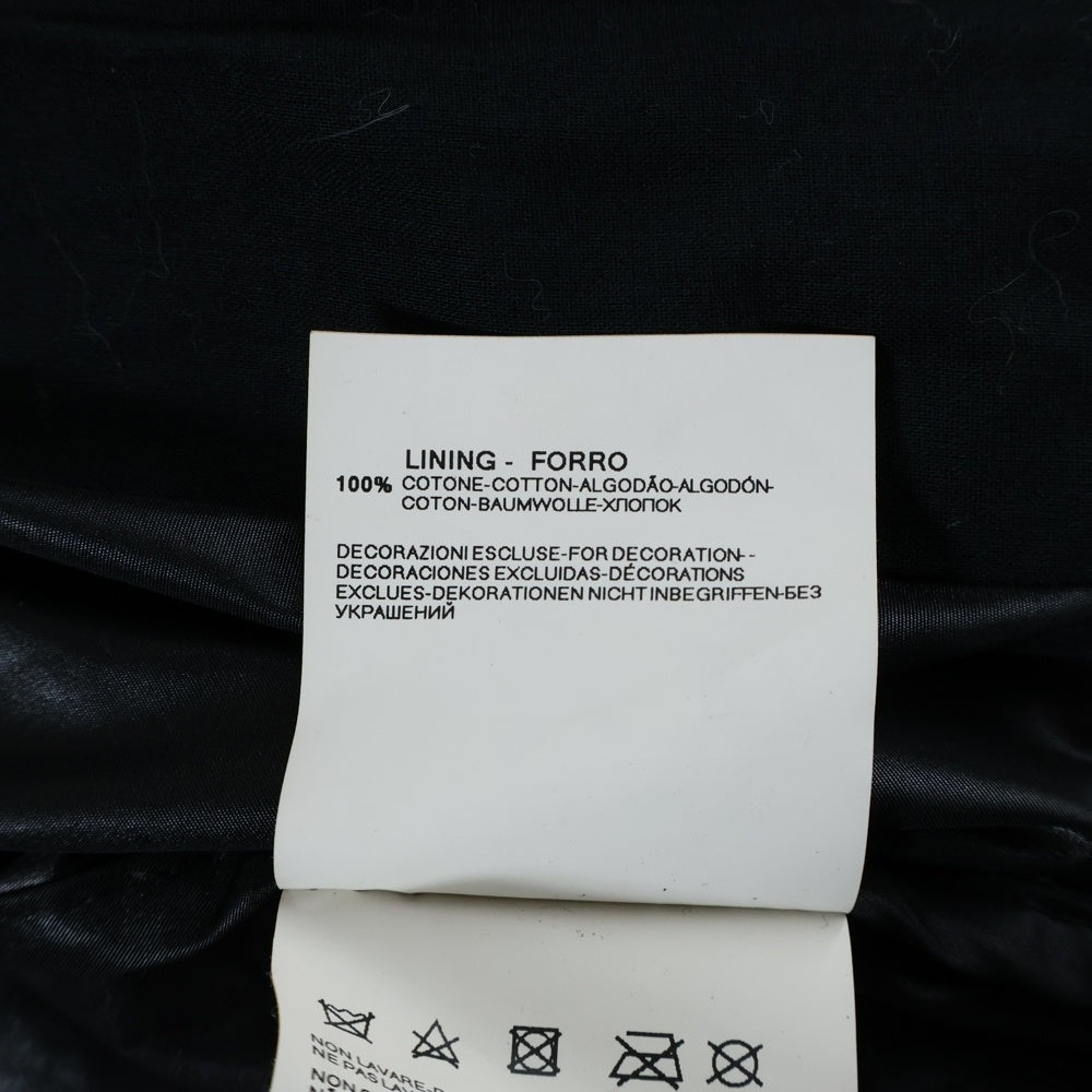 EMPORIO ARMANI(エンポリオアルマーニ) ナイロン フロントメッシュ ジップアップジャケット ブラック