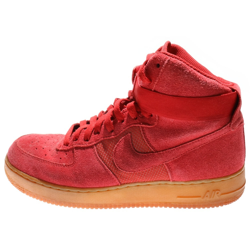 NIKE(ナイキ) AIR FORCE 1 HIGT RED GUM 806403-601 エアフォース1 レッドガム ハイカットスニーカー US11/29.0cm レッド