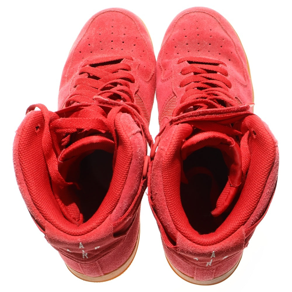 NIKE(ナイキ) AIR FORCE 1 HIGT RED GUM 806403-601 エアフォース1 レッドガム ハイカットスニーカー US11/29.0cm レッド