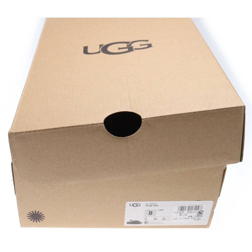 UGG(アグ) WMNS Fab Year ファブイヤー ファーサンダル グレー レディース