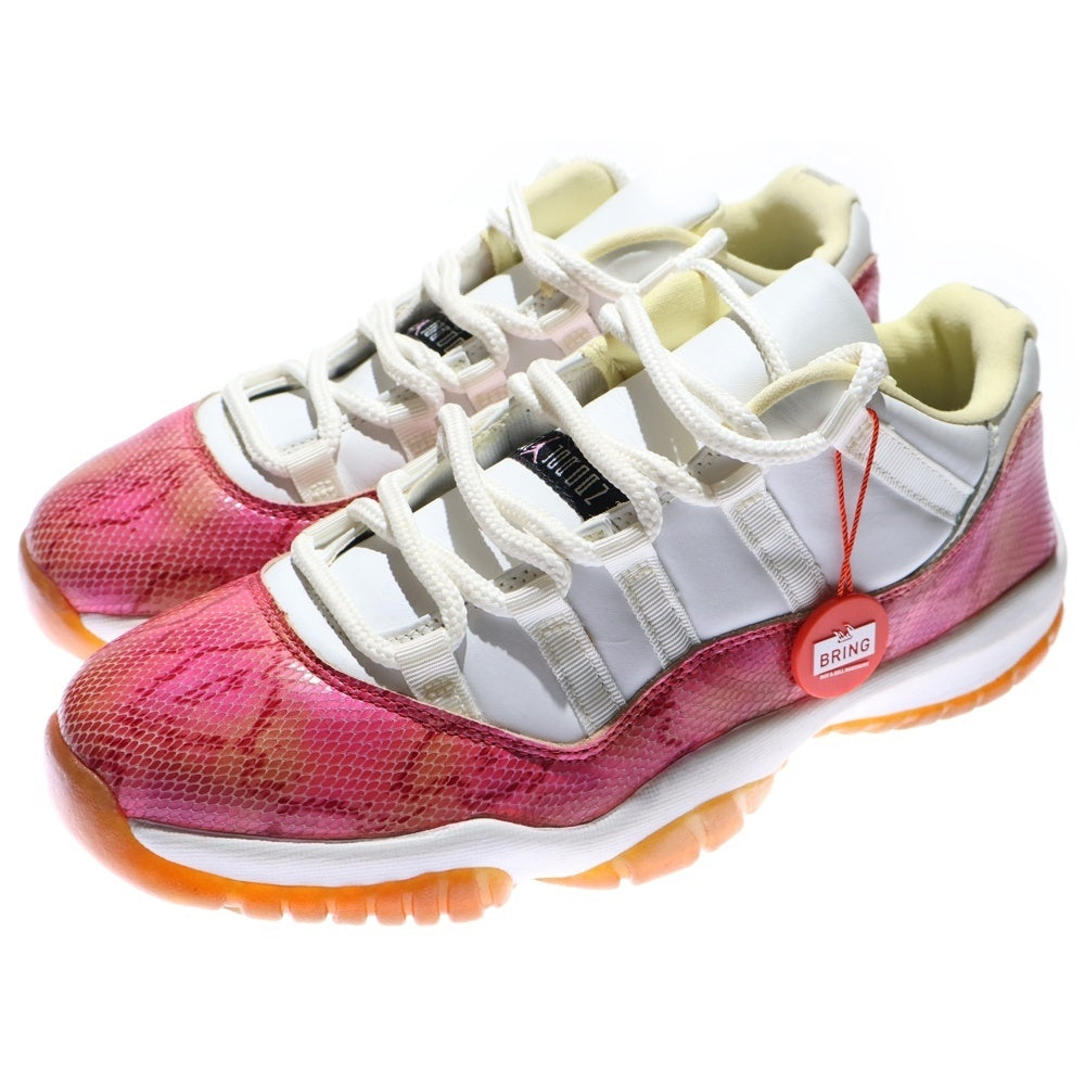 NIKE(ナイキ) 【観賞用2001年製】WMNS AIR JORDAN 11 833003-103 ウィメンズ エアジョーダン11 スネークスキン ローカットスニーカー US11/29.0cm ピンク/ホワイト