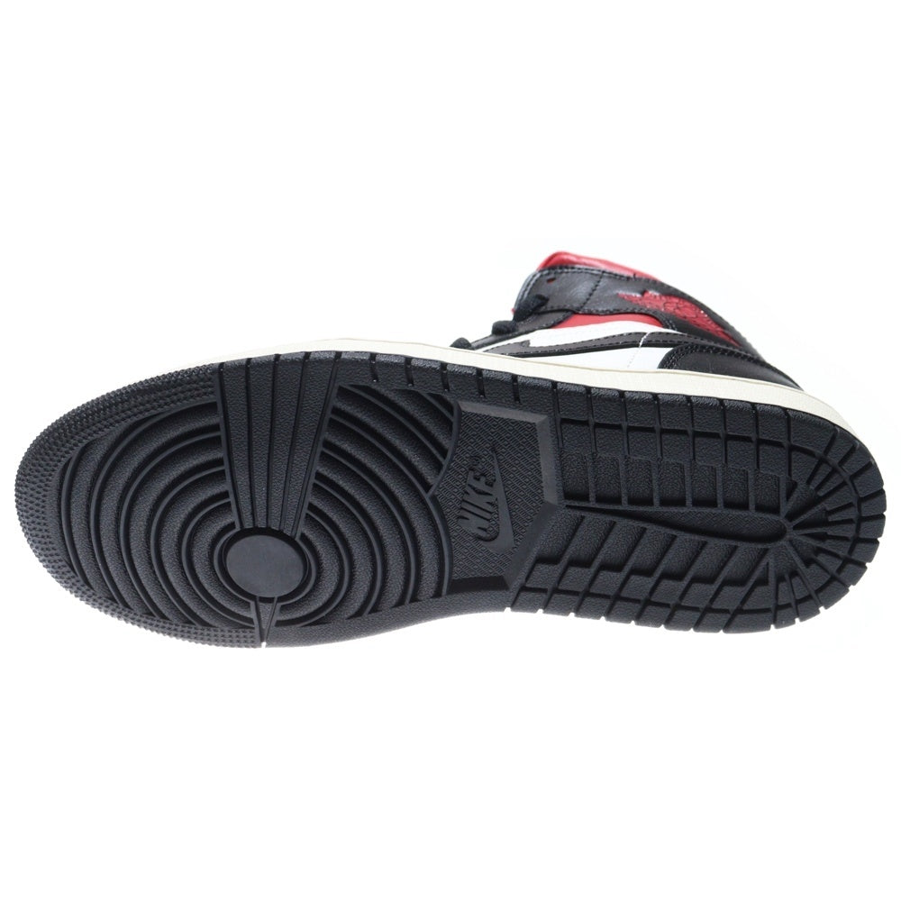 NIKE(ナイキ) WMNS AIR JORDAN 1 MID GYM RED BQ6472-061 ウィメンズ エアジョーダン ジムレッド ミッドカットスニーカー レッド/ブラック US9/26.0cm レディース