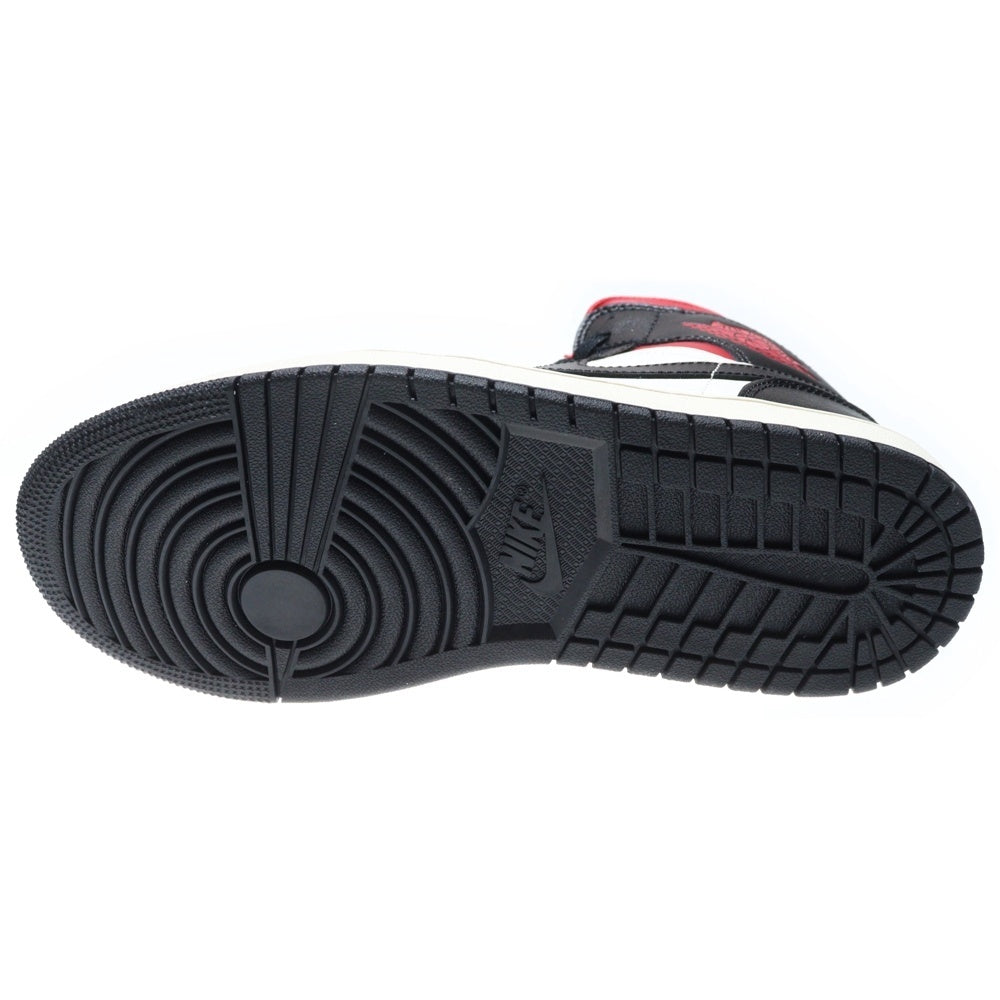 NIKE(ナイキ) WMNS AIR JORDAN 1 MID GYM RED BQ6472-061 ウィメンズ エアジョーダン ジムレッド ミッドカットスニーカー レッド/ブラック US9/26.0cm レディース