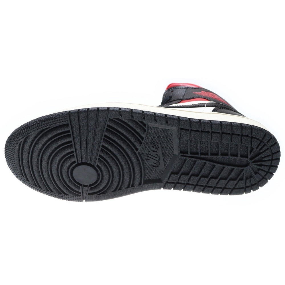 NIKE(ナイキ) WMNS AIR JORDAN 1 MID GYM RED BQ6472-061 ウィメンズ エアジョーダン ジムレッド ミッドカットスニーカー レッド/ブラック US9/26.0cm レディース