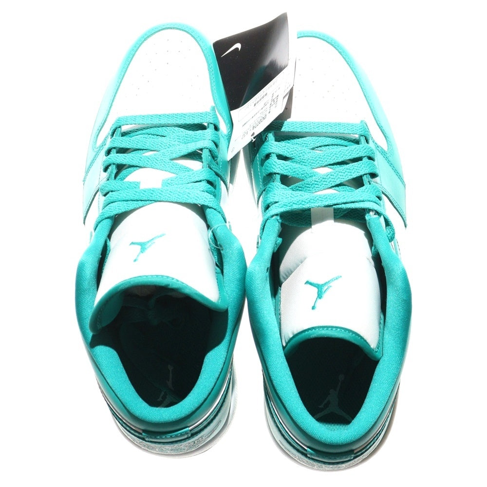NIKE(ナイキ) WMNS AIR JORDAN 1 LOW TURQUOISE DC0774-132 エアジョーダン1 ロー ローカットスニーカー ターコイズ ホワイト/ブルー US11.5/28.5cm レディース