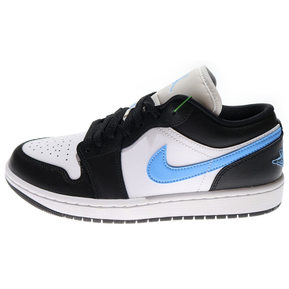 NIKE(ナイキ) WMNS AIR JORDAN 1 LOW DC0774-041 エアジョーダン1 ロー ローカットスニーカー ホワイト/ブラック US8/25.0cm レディース