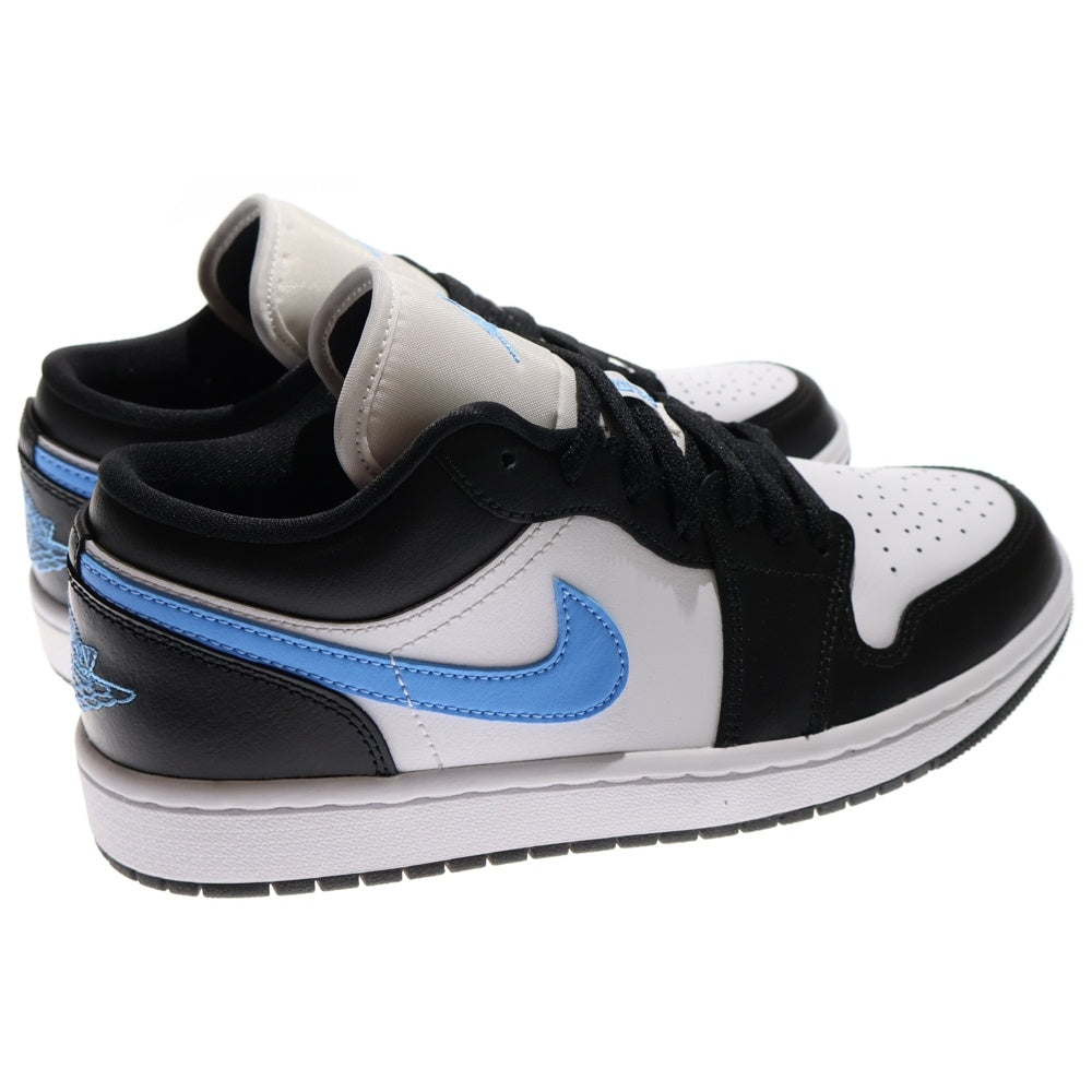 NIKE(ナイキ) WMNS AIR JORDAN 1 LOW DC0774-041 エアジョーダン1 ロー ローカットスニーカー ホワイト/ブラック US8/25.0cm レディース