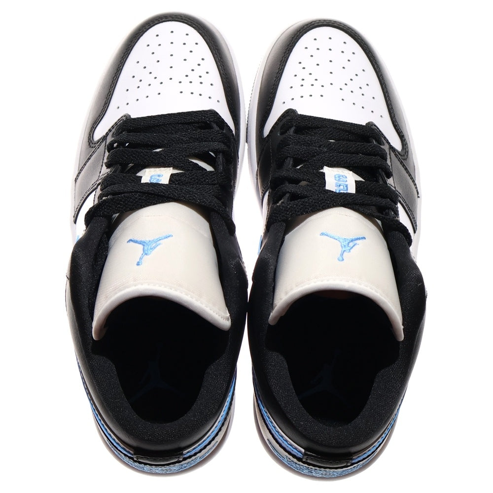 NIKE(ナイキ) WMNS AIR JORDAN 1 LOW DC0774-041 エアジョーダン1 ロー ローカットスニーカー ホワイト/ブラック US8/25.0cm レディース
