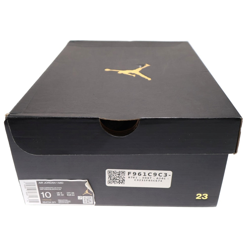 NIKE(ナイキ) AIR JORDAN 1 MID SEATTLE SUPERSONICS 554724-371 エアジョーダン 1 ミッドカットスニーカー グリーン/ホワイト US10/28.0cm