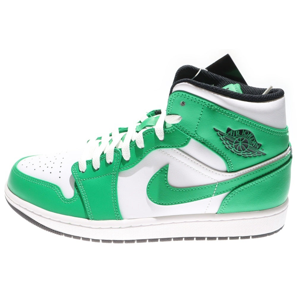 NIKE(ナイキ) AIR JORDAN 1 MID LUCKY GREEN DQ8426-301 エアジョーダン1 ミッド ラッキーグリーン ミッドカットスニーカー ホワイト/グリーン US10/28.0cm
