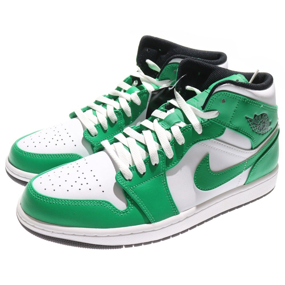 NIKE(ナイキ) AIR JORDAN 1 MID LUCKY GREEN DQ8426-301 エアジョーダン1 ミッド ラッキーグリーン ミッドカットスニーカー ホワイト/グリーン US10/28.0cm