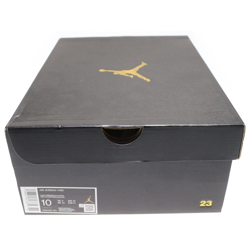 NIKE(ナイキ) AIR JORDAN 1 MID LUCKY GREEN DQ8426-301 エアジョーダン1 ミッド ラッキーグリーン ミッドカットスニーカー ホワイト/グリーン US10/28.0cm