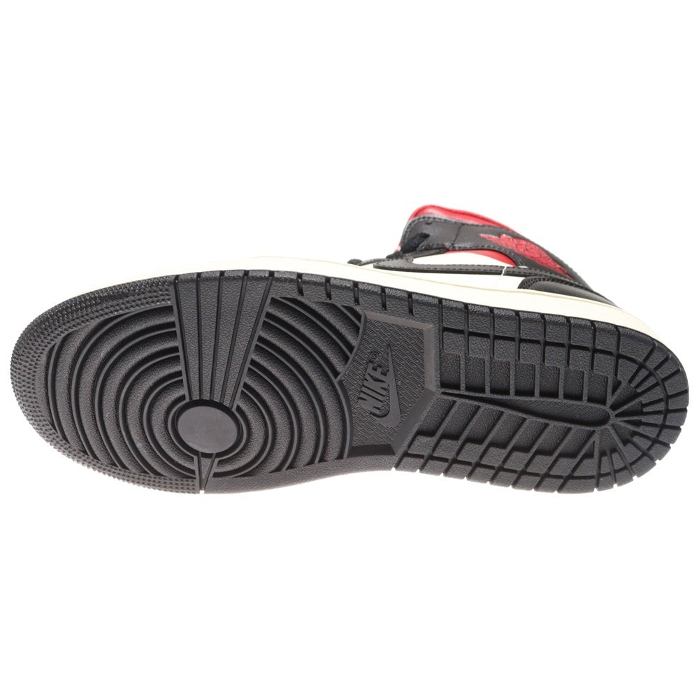 NIKE(ナイキ) WMNS AIR JORDAN 1 MID GYM RED BQ6472-061 ウィメンズ エアジョーダン ジムレッド ミッドカットスニーカー レッド/ブラック US9/26.0cm