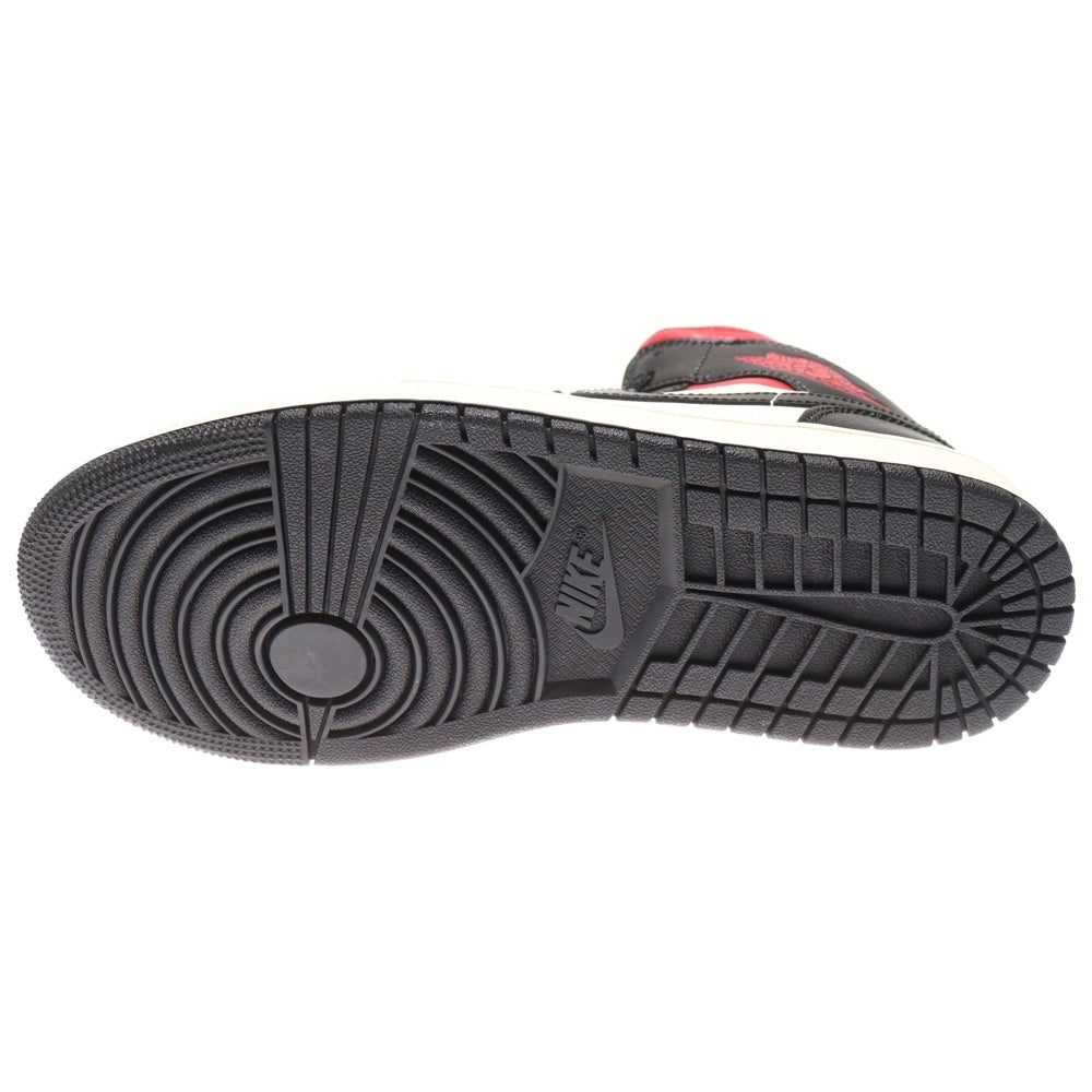 NIKE(ナイキ) WMNS AIR JORDAN 1 MID GYM RED BQ6472-061 ウィメンズ エアジョーダン ジムレッド ミッドカットスニーカー レッド/ブラック US9/26.0cm