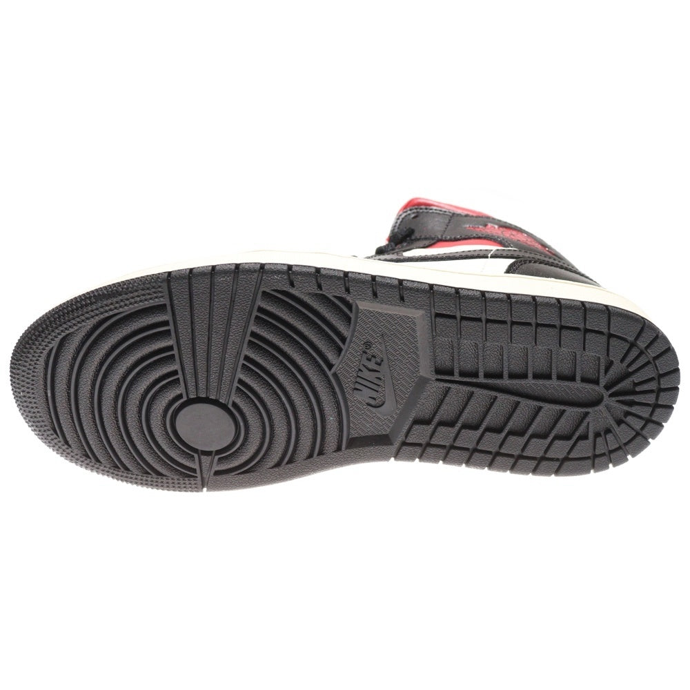 NIKE(ナイキ) WMNS AIR JORDAN 1 MID GYM RED BQ6472-061 ウィメンズ エアジョーダン ジムレッド ミッドカットスニーカー レッド/ブラック US9/26.0cm