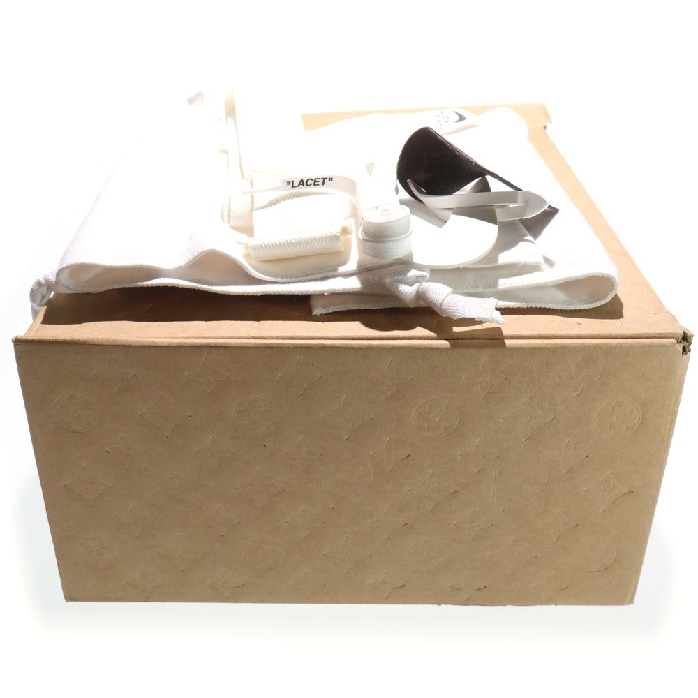 LOUIS VUITTON(ルイヴィトン) ×NIKE AIR FORCE 1 LOW BY VIRGIL ABLOH ×ナイキ エアフォース1 ロー ヴァージル アブロー ローカットスニーカー ホワイト US9/27.0cm